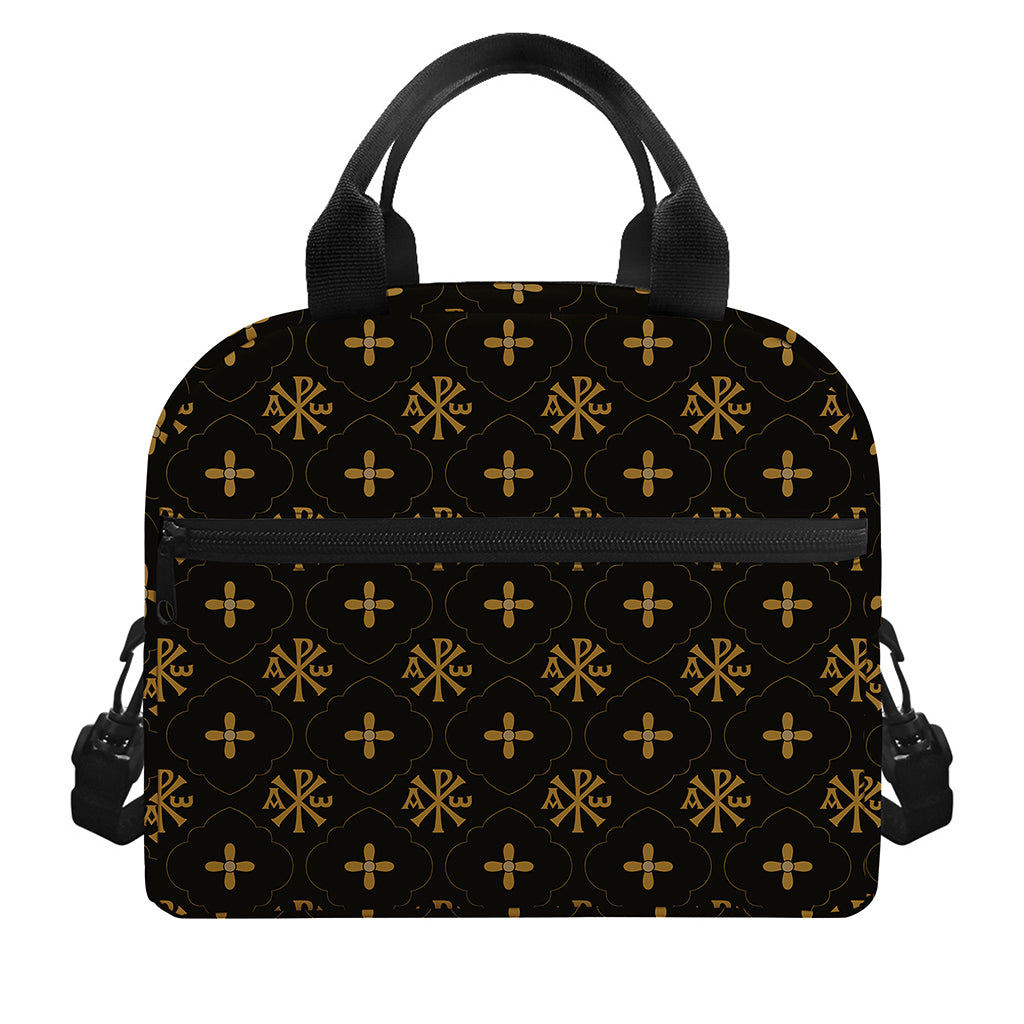 Sigla Orthodox Pattern Print Insulated Lunch Bag