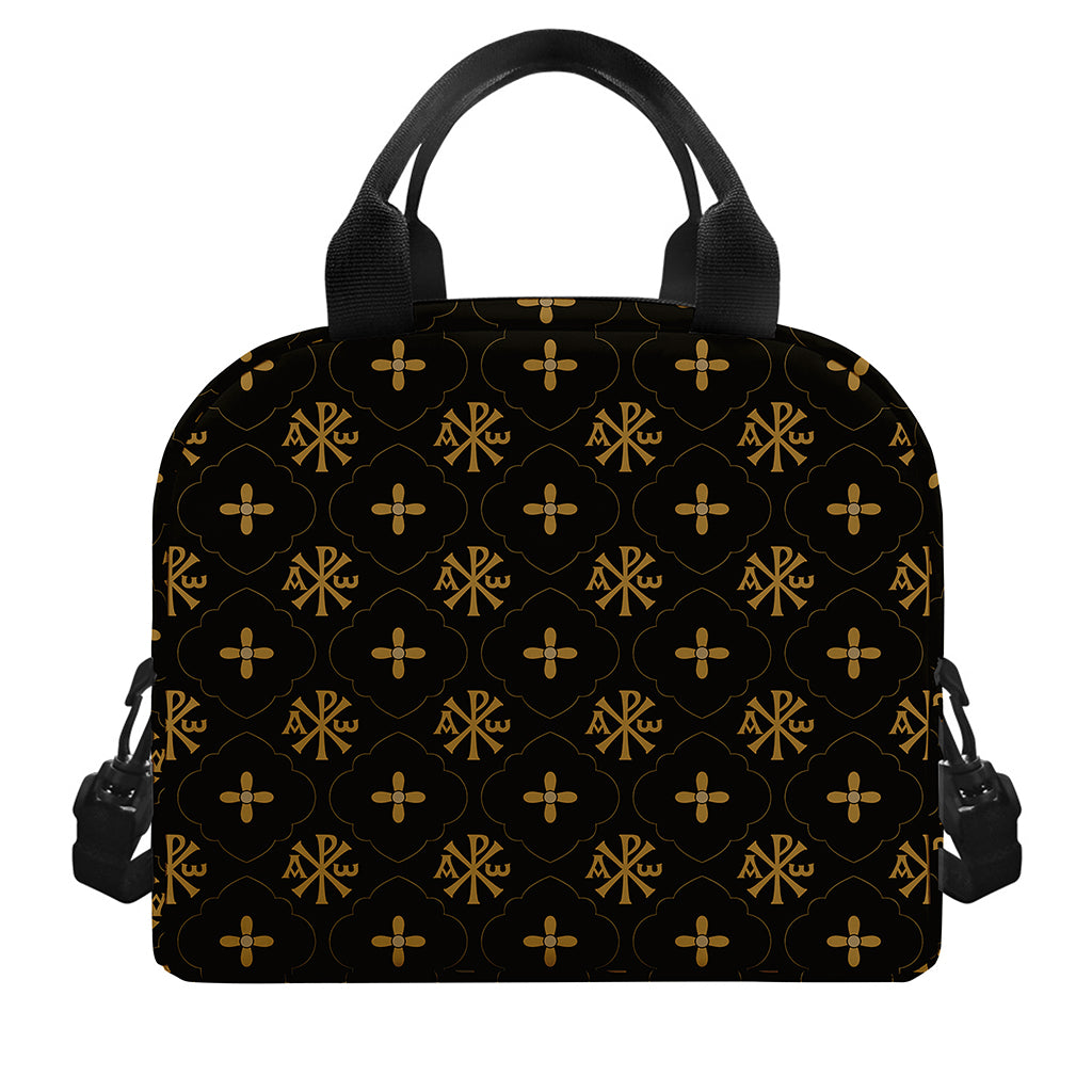 Sigla Orthodox Pattern Print Insulated Lunch Bag