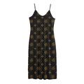 Sigla Orthodox Pattern Print Jersey Midi Cami Dress