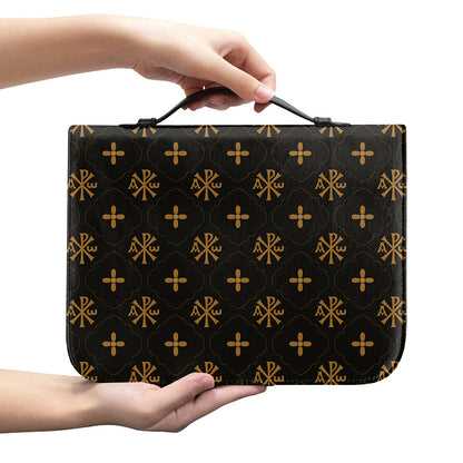 Sigla Orthodox Pattern Print Leather Bible Cover