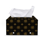 Sigla Orthodox Pattern Print Leather Tissue Box Cover