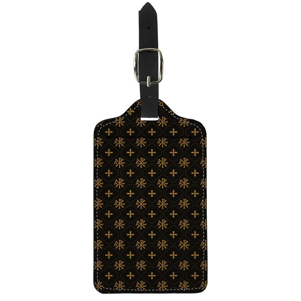 Sigla Orthodox Pattern Print Luggage Tag