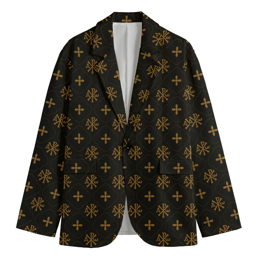 Sigla Orthodox Pattern Print Men's Blazer