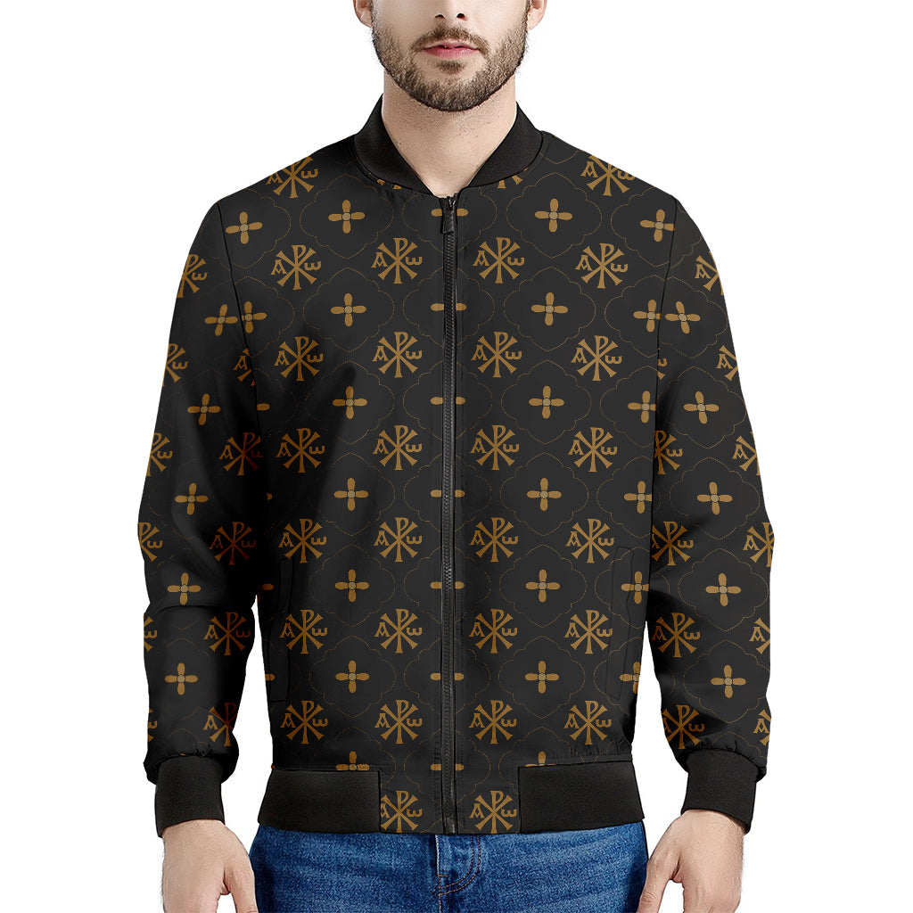 Sigla Orthodox Pattern Print Men's Bomber Jacket