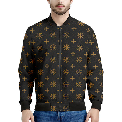 Sigla Orthodox Pattern Print Men's Bomber Jacket