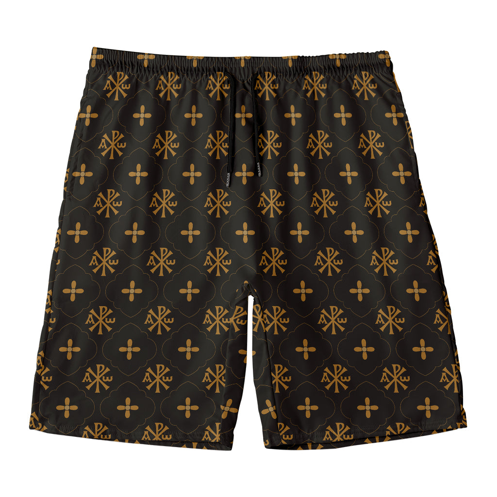Sigla Orthodox Pattern Print Men's Swim Trunks