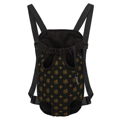 Sigla Orthodox Pattern Print Pet Carrier Backpack
