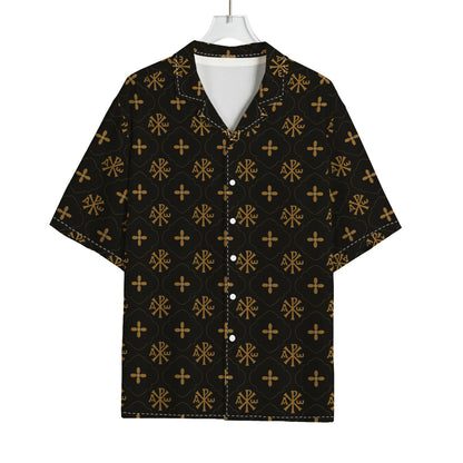Sigla Orthodox Pattern Print Rayon Hawaiian Shirt