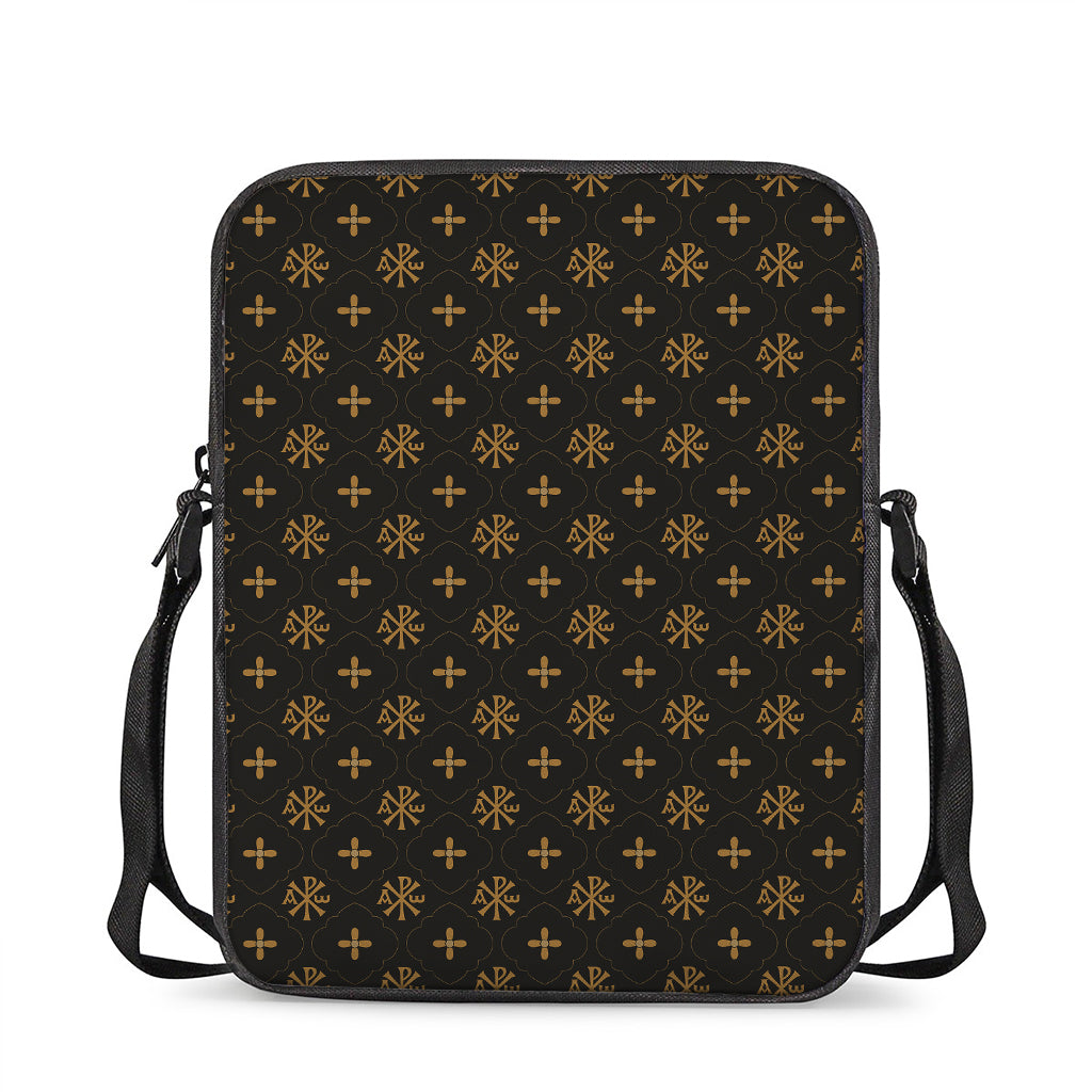 Sigla Orthodox Pattern Print Rectangular Crossbody Bag