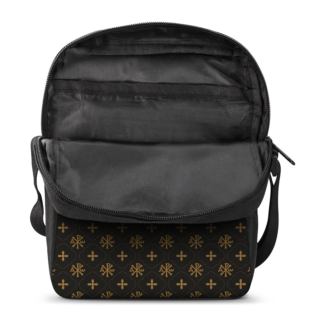 Sigla Orthodox Pattern Print Rectangular Crossbody Bag