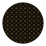 Sigla Orthodox Pattern Print Round Floor Mat