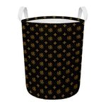 Sigla Orthodox Pattern Print Round Laundry Basket