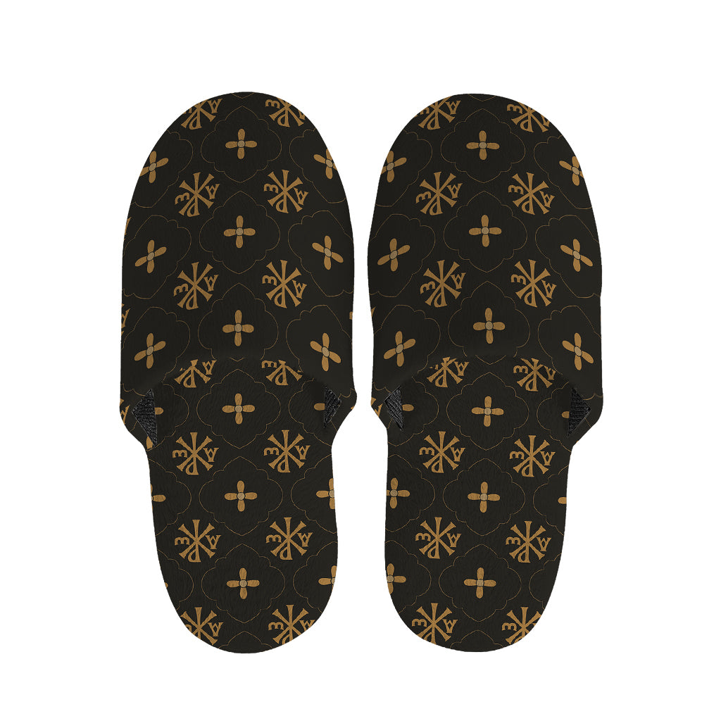 Sigla Orthodox Pattern Print Slippers
