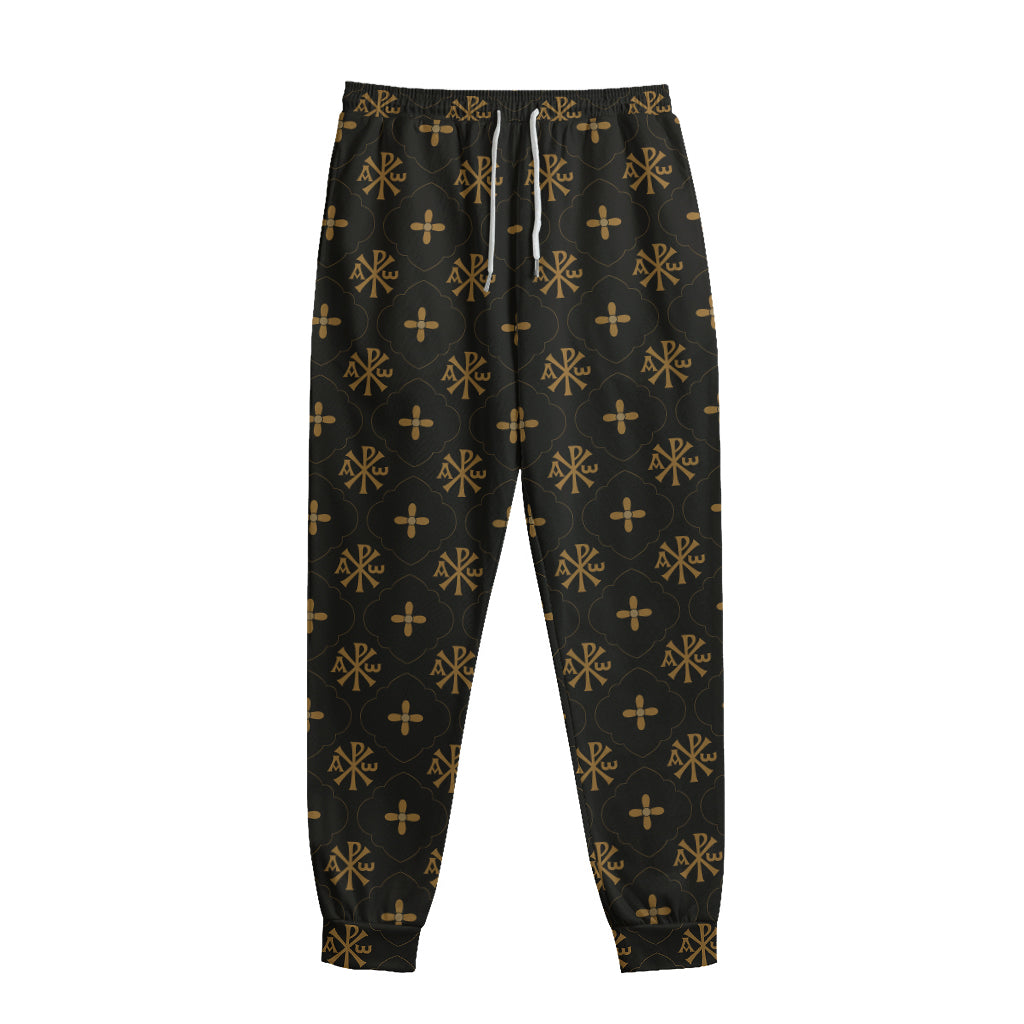 Sigla Orthodox Pattern Print Sweatpants