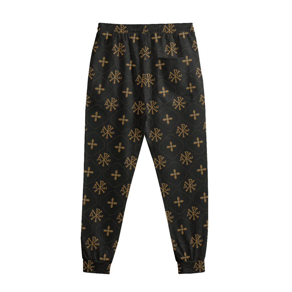 Sigla Orthodox Pattern Print Sweatpants