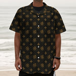 Sigla Orthodox Pattern Print Textured Short Sleeve Shirt