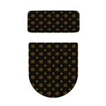 Sigla Orthodox Pattern Print Toilet Lid And Tank Cover Set