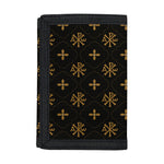 Sigla Orthodox Pattern Print Trifold Wallet