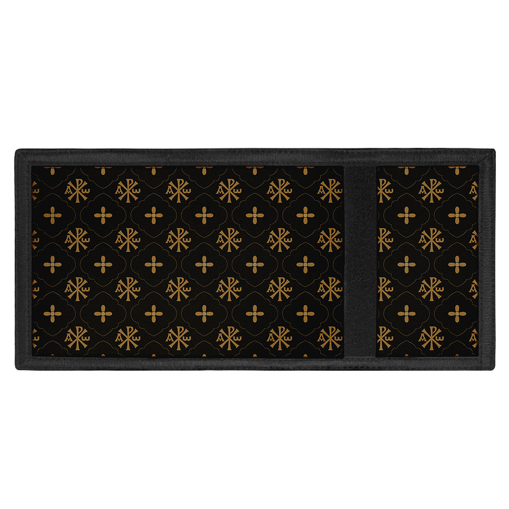 Sigla Orthodox Pattern Print Trifold Wallet