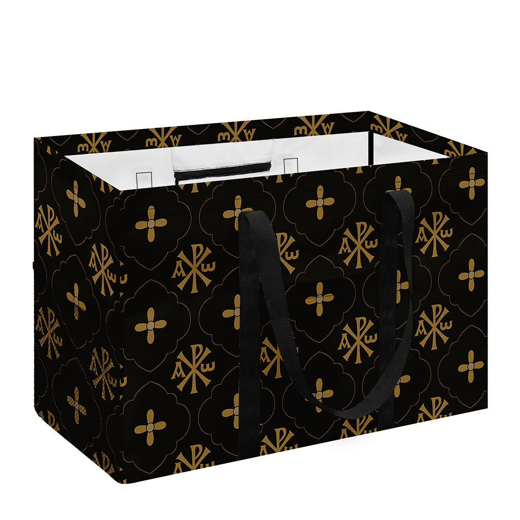 Sigla Orthodox Pattern Print Utility Tote Bag