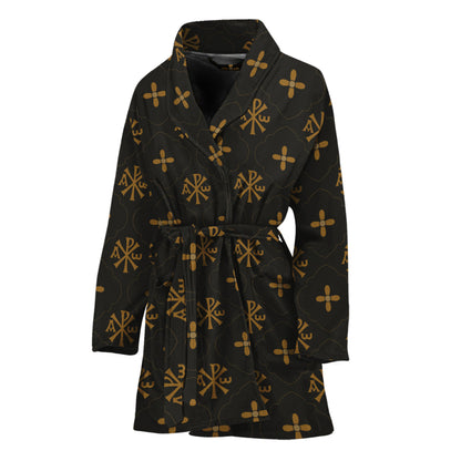 Sigla Orthodox Pattern Print Women's Bathrobe