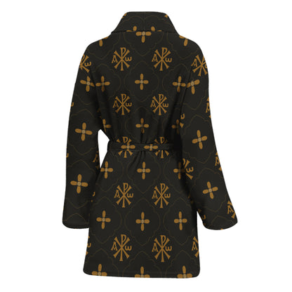 Sigla Orthodox Pattern Print Women's Bathrobe