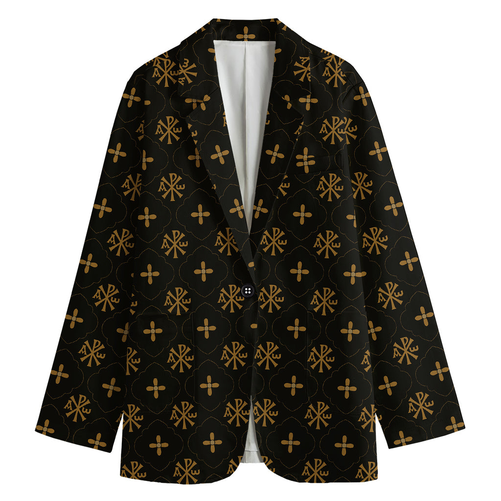 Sigla Orthodox Pattern Print Women's Blazer