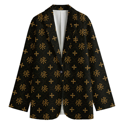 Sigla Orthodox Pattern Print Women's Blazer