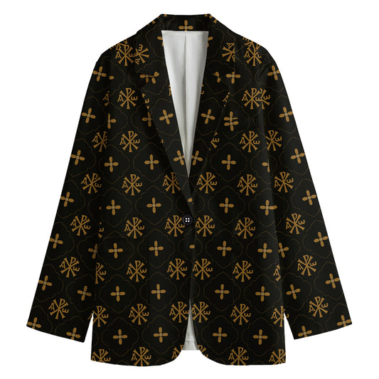 Sigla Orthodox Pattern Print Women's Blazer