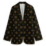 Sigla Orthodox Pattern Print Women's Cotton Blazer