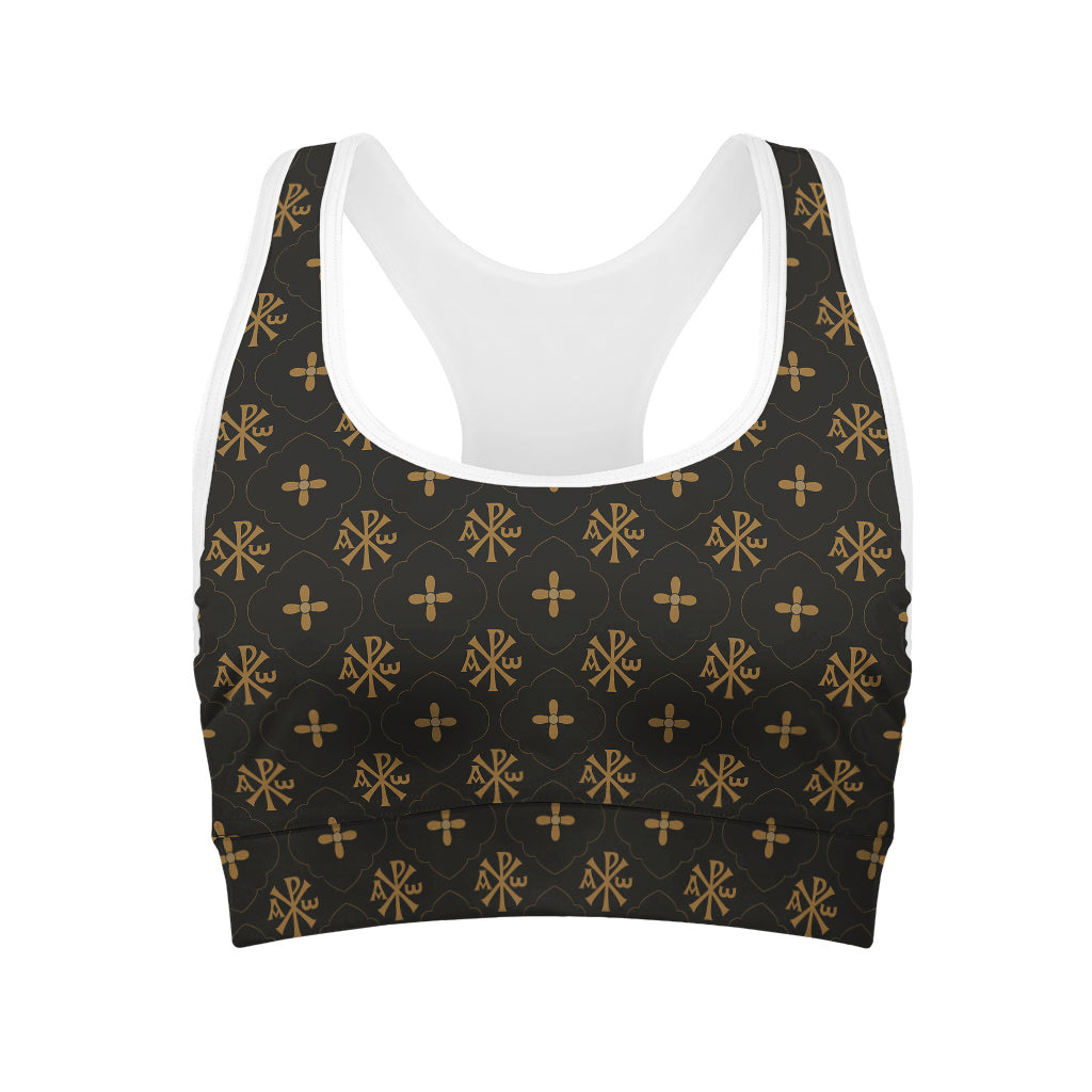 Sigla Orthodox Pattern Print Women's Sports Bra