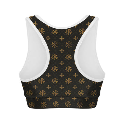 Sigla Orthodox Pattern Print Women's Sports Bra
