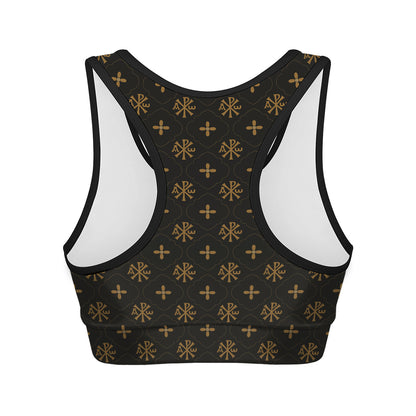Sigla Orthodox Pattern Print Women's Sports Bra
