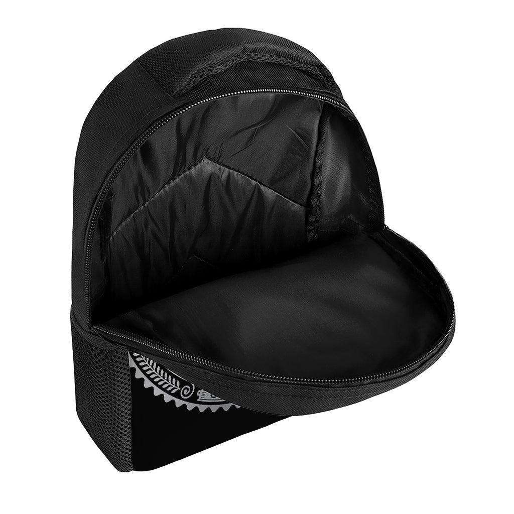 Silver And Black All Seeing Eye Print Casual Backpack