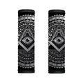 Silver And Black All Seeing Eye Print Handle Covers