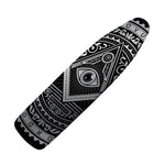 Silver And Black All Seeing Eye Print Ironing Board Cover