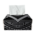 Silver And Black All Seeing Eye Print Rectangle Tissue Box Cover