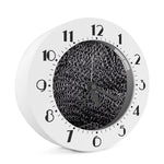 Silver Chainmail Print Alarm Clock