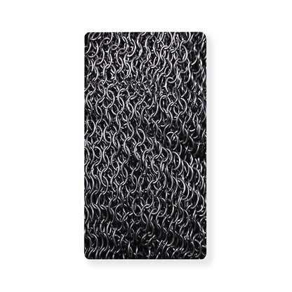 Silver Chainmail Print Baby Crib Sheet