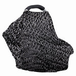 Silver Chainmail Print Baby Seat Cover