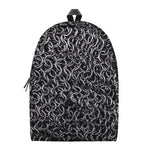 Silver Chainmail Print Backpack