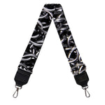 Silver Chainmail Print Bag Strap