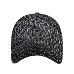 Silver Chainmail Print Baseball Cap