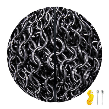 Silver Chainmail Print Basketball