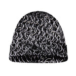 Silver Chainmail Print Beanie
