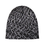 Silver Chainmail Print Beanie