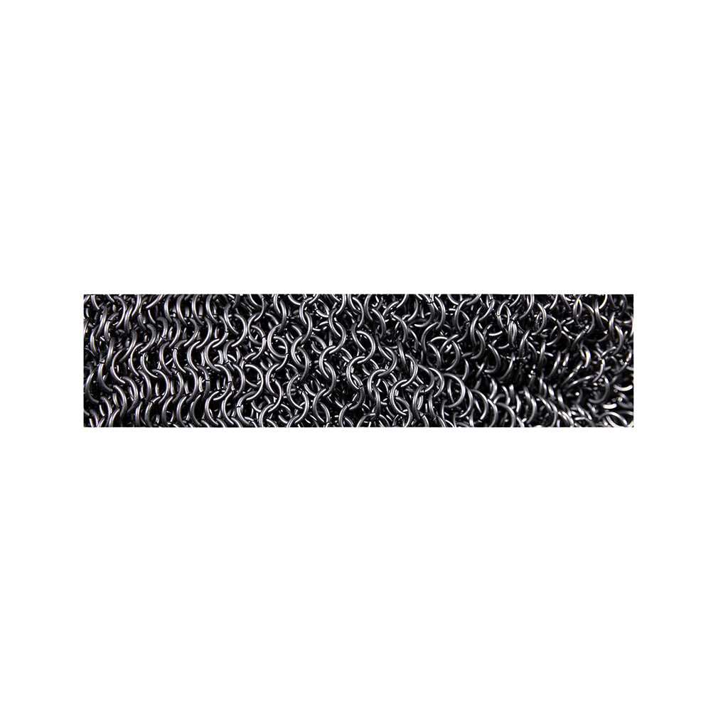 Silver Chainmail Print Bed Runner
