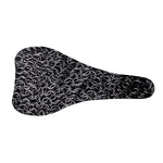 Silver Chainmail Print Bicycle Seat Cover
