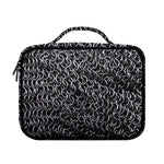 Silver Chainmail Print Briefcase Bible Bag