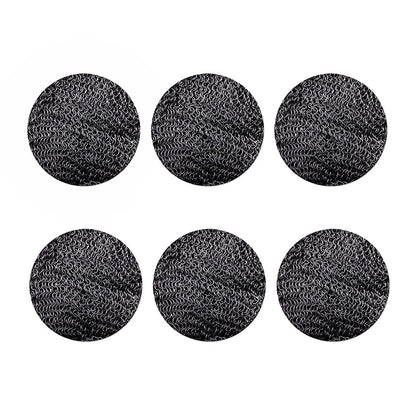 Silver Chainmail Print Coaster Set